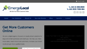 What Emergelocal.com website looked like in 2015 (8 years ago)