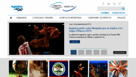 What Embajadaargentina.mx website looked like in 2015 (8 years ago)
