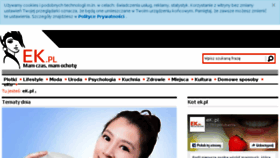 What Ek.pl website looked like in 2015 (8 years ago)