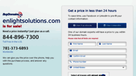 What Enlightsolutions.com website looked like in 2015 (8 years ago)
