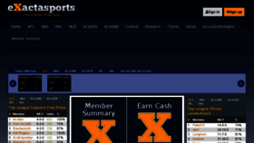 What Exactasports.com website looked like in 2015 (8 years ago)
