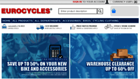 What Eurocycles.ie website looked like in 2015 (8 years ago)
