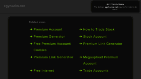 What Egyhacks.net website looked like in 2015 (8 years ago)