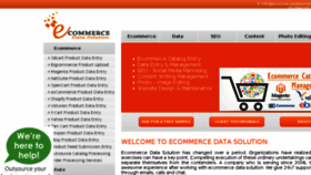 What Ecommercedatasolution.com website looked like in 2015 (8 years ago)