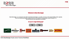 What Ezeebeverages.com website looked like in 2015 (8 years ago)
