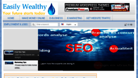 What Easilywealthy.com website looked like in 2015 (8 years ago)