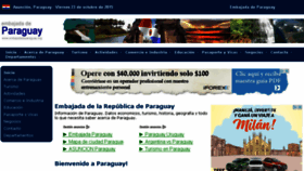 What Embajadadeparaguay.org website looked like in 2015 (8 years ago)