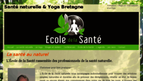 What Ecole-de-la-sante.fr website looked like in 2015 (8 years ago)