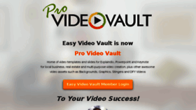 What Easyvideovault.com website looked like in 2015 (8 years ago)