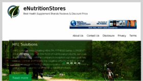What Enutritionstores.com website looked like in 2015 (8 years ago)
