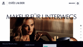 What Esteelauder.de website looked like in 2015 (8 years ago)
