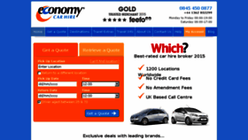What Economycarhire.com website looked like in 2015 (8 years ago)