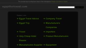 What Egyptfortravel.com website looked like in 2015 (8 years ago)