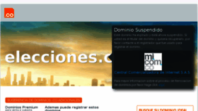 What Elecciones.com.co website looked like in 2015 (8 years ago)