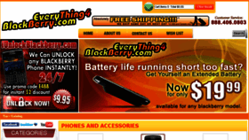 What Everything4blackberry.com website looked like in 2015 (8 years ago)