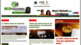 What Ecotucumano.com.ar website looked like in 2015 (8 years ago)