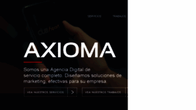 What Estudioaxioma.com website looked like in 2015 (8 years ago)
