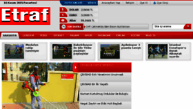 What Etrafgazetesi.com website looked like in 2015 (8 years ago)