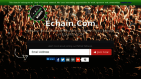 What Echain.com website looked like in 2015 (10 years ago)