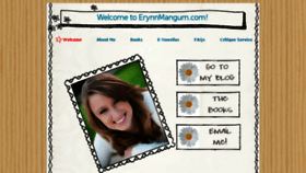 What Erynnmangum.com website looked like in 2015 (8 years ago)