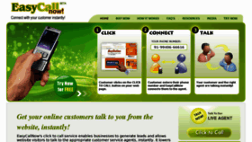 What Easycallnow.com website looked like in 2015 (8 years ago)