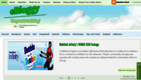 What Ebloggy.net website looked like in 2015 (8 years ago)