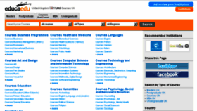 What Educaedu.co.uk website looked like in 2015 (8 years ago)