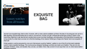 What Exquisitebag.com website looked like in 2015 (8 years ago)