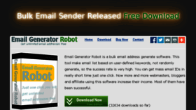 What Email-generator.org website looked like in 2015 (8 years ago)