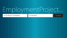 What Employmentproject.org website looked like in 2015 (8 years ago)