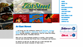 What Eaststreetrestaurant.com website looked like in 2015 (8 years ago)