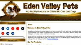 What Edenvalleypets.com website looked like in 2015 (8 years ago)