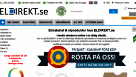 What Eldirekt.com website looked like in 2015 (8 years ago)