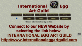 What Eggartguild.org website looked like in 2015 (8 years ago)