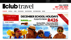 What Edgarsclubtravel.co.za website looked like in 2015 (8 years ago)