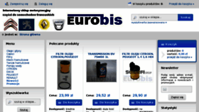 What Eurobis.pl website looked like in 2015 (8 years ago)