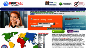 What Epincall.com website looked like in 2015 (8 years ago)