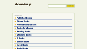 What Ebooks4me.pl website looked like in 2015 (8 years ago)