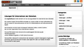 What Ergosoftware.de website looked like in 2015 (8 years ago)