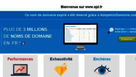 What Ejd.fr website looked like in 2015 (8 years ago)