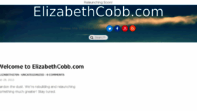 What Elizabethcobb.com website looked like in 2015 (8 years ago)