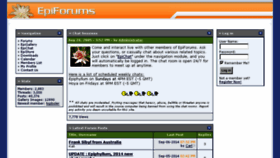 What Epiforums.com website looked like in 2015 (8 years ago)