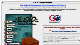 What Europeangodatabase.eu website looked like in 2015 (8 years ago)
