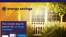 What Energysavings.com website looked like in 2015 (8 years ago)