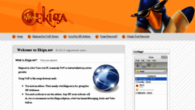 What Ekiga.im website looked like in 2015 (8 years ago)