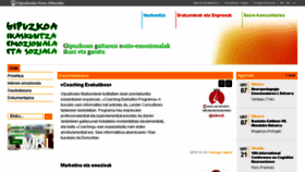 What Emozioak.net website looked like in 2015 (8 years ago)