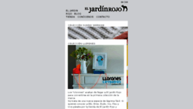 What Eljardinrojo.com website looked like in 2015 (8 years ago)