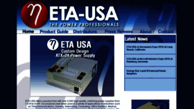 What Eta-usa.com website looked like in 2016 (8 years ago)