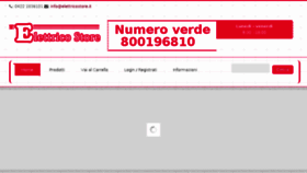 What Elettricostore.it website looked like in 2016 (8 years ago)