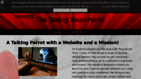 What Einsteinparrot.com website looked like in 2016 (8 years ago)